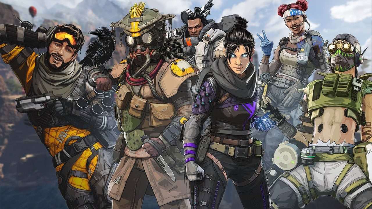 alcuni personaggi di Apex Legends